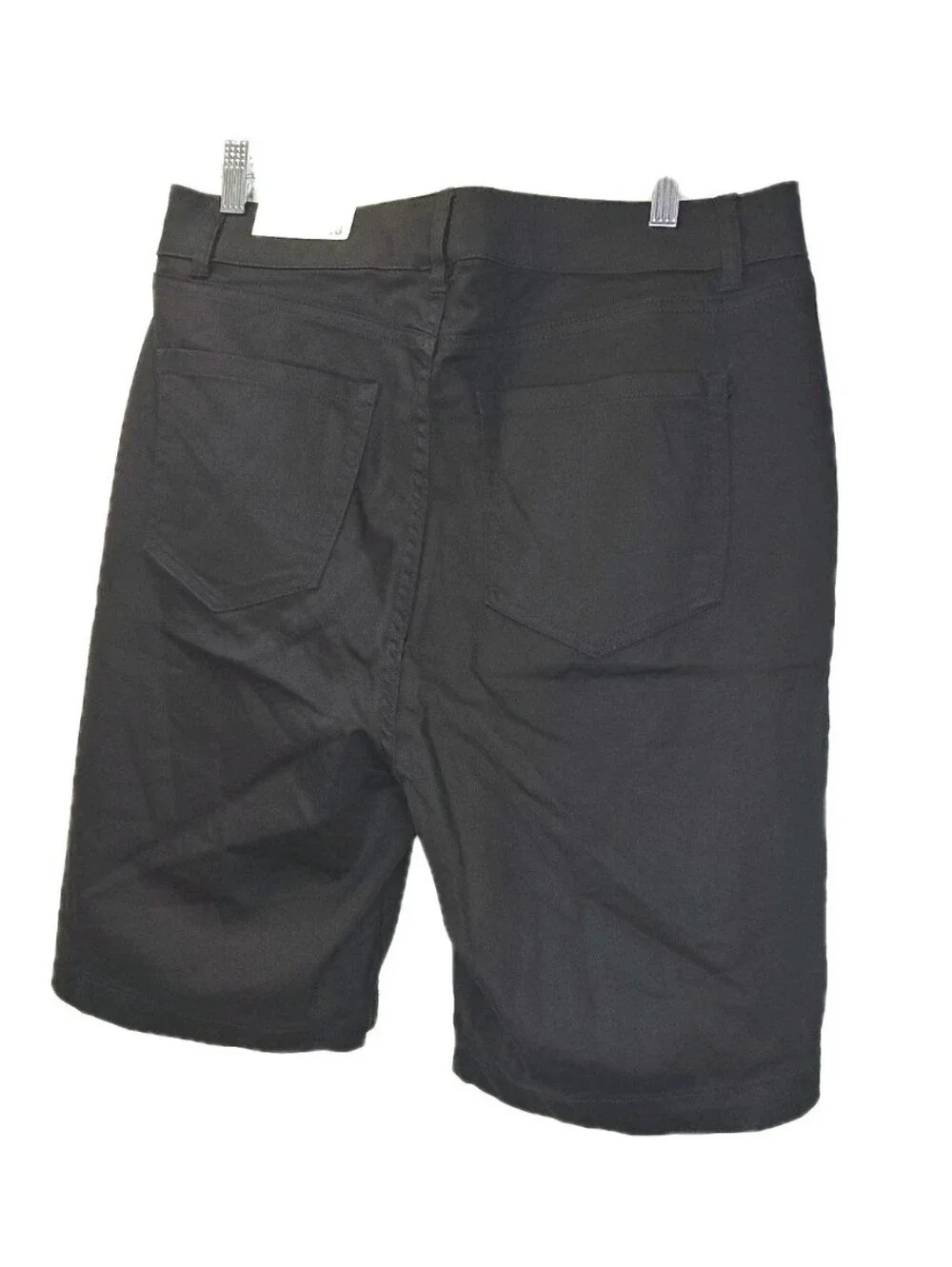 Lane Bryant High Rise Bermuda Shorts Sz 18W 34/10 Black Flex Magic Waistband Nwt